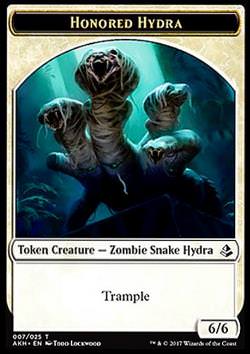 Token: Honored Hydra (White 6/6)